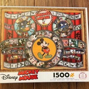 Disney Mickey Mouse Film-Strip Puzzle – Red, Yellow, Black